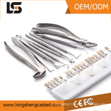 Les dents dentaires d&#39;extraction de forceps or manipulent les instruments dentaires de meilleure qualité par zhejiang usine